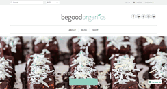Desktop Screenshot of begoodorganics.com